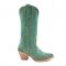 Ferrini Ladies "Quinn" Sea Foam Grain Leather Narrow Square Toe Cowgirl Boots 84861-51
