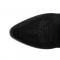 Ferrini Ladies "Quinn" Black Full Grain Leather Snipped Toe Cowgirl Shoes 84861-04