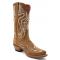 Ferrini Ladies "Belle" Sand Full Grain Leather Snipped Toe Cowgirl Boots 80961-30
