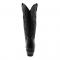 Ferrini Ladies "Scarlett" Black Full Grain Leather Snipped Toe Cowgirl Shoes 84261-04