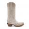 Ferrini Womens "Scarlett" White Full Grain Leather Snipped Toe Cowboy Shoes 84261-19