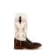 Ferrini Ladies "Rancher" Chocolate / White Caiman Print Leather Square Toe Cowgirl Boots 90493-09