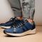 Marco Di Milano "Verona" Navy Genuine Python And Calfskin Fashion Sneaker