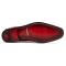 Marco Di Milano "Rovigo" Red Genuine Caiman Crocodile Dress Shoes