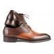 Paul Parkman Brown / Camel  Genuine Leather Goodyear Welted Punched Oxford Dress Shoes 5364-BRC