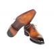 Paul Parkman Brown / Camel  Genuine Leather Goodyear Welted Punched Oxford Dress Shoes 5364-BRC