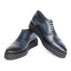 Paul Parkman Navy Genuine Leather  Men's Smart Cap Toe Oxford Casual Shoes 285-NVY-LTH
