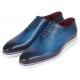 Paul Parkman Blue Men's Smart Whole Cut Casual Oxford Shoes 191-BLU