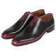 Paul Parkman Black / Red Genuine Leather Men's Oxford Dress Shoes KR254-01-83