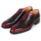 Paul Parkman Red & Black Genuine Leather Goodyear Welted Men's Oxford Dress Shoes 081-B51