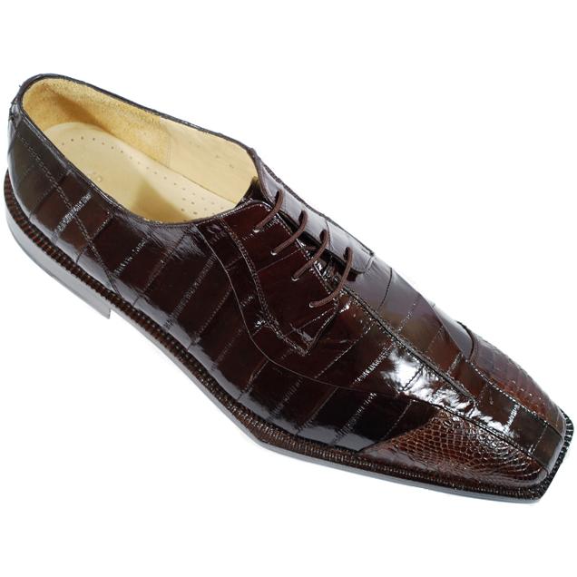 Belvedere Gianni Brown Genuine Crocodile / Eel Shoes - $199.90 ...