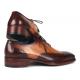 Paul Parkman Two Tone Genuine Leather Goodyear Welted Men's Oxford Dress Shoes 081-K33