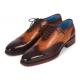 Paul Parkman Two Tone Genuine Leather Goodyear Welted Men's Oxford Dress Shoes 081-K33