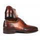 Paul Parkman Brown Genuine Leather Goodyear Welted Men's Oxford Dress Shoes 6819-BRW