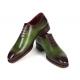 Paul Parkman  Oxfords Green / Bordeaux Genuine Leather Goodyear Welted Wholecut Oxford Dress Shoes 044GBD