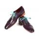 Paul Parkman Oxfords Purple Genuine Leather Handsewn Captoe Oxford Dress Shoes 5032-PRP