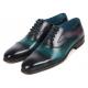 Paul Parkman Purple / Turquoise Genuine Leather Men's Cap Toe Oxford Dress Shoes 314-PRPTRQ