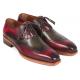 Paul Parkman Brogues Green / Bordeaux Genuine Leather Goodyear Welted Ghillie Lacing Oxford Dress Shoes 2955-GRB