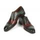 Paul Parkman Green / Brown Genuine Leather Men's Cap Toe Oxfords Oxford Dress Shoes 314-GRNBRW