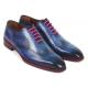 Paul Parkman Parliament Blue Genuine Leather Men's Wingtip Oxford Dress Shoes 741-PAR