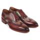 Paul Parkman Two Tone Genuine Leather  Goodyear Welted Men's Oxford Dress Shoes PP22GB62