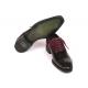 Paul Parkman Burgundy Suede / Black Patent Leather Oxford Dress Shoes 17BUR85