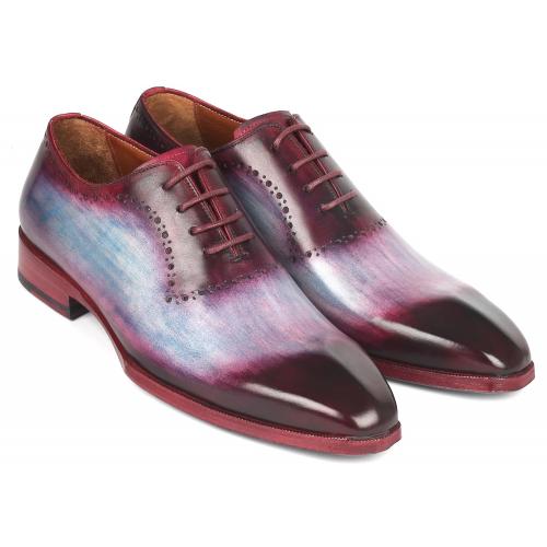 Paul Parkman Blue / Purple Men's Dress Shoes AG446PBL