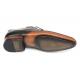 Paul Parkman Green Genuine Leather Men's Side Handsewn Oxfords Dress Shoes 5032-GREEN