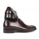 Paul Parkman Dark Bordeaux Genuine Leather Goodyear Welted Oxford Dress Shoes 56BRD83