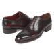 Paul Parkman Dark Bordeaux Genuine Leather Goodyear Welted Oxford Dress Shoes 56BRD83