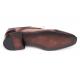 Paul Parkman Bordeaux / Beige Genuine Leather Captoe Oxford Dress Shoes 024-BRR