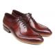 Paul Parkman Burgundy Genuine Leather Men's Side Handsewn Split-toe Oxford Dress Shoes 054-BUR