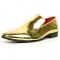 Fiesso Gold Patent Slip On Leafer FI7548.