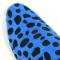 Fiesso Black / Blue Leopard Print Pony Hair Slip On Loafer FI7532.