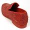 Fiesso Red Suede Rhinestones Spikes Slip on Loafer FI7516.