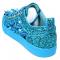Fiesso Blue Glitter Blue Spikes Low Cut Sneaker FI2429.