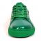 Fiesso Forest Green Patent Lace up Low Cut Leather Sneaker FI2415-2.