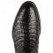 Los Altos Black Genuine Caiman Belly Round Roper Toe Cowboy Boots 698205