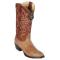 Los Altos Cognac Genuine Teju Lizard Round Toe Cowboy Boots 65G0703