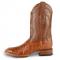 Los Altos Cognac Genuine American Alligator Wide Square Toe Cowboy Boots 8225803