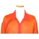 Silversilk Orange/Grapefruit Button Front 2 PC Knitted Silk Blend Outfit #5002