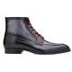 Belvedere "Greco" Black/Gray/Burgundy Genuine Genuine Ostrich Quill and Italian Leather Boots R79.