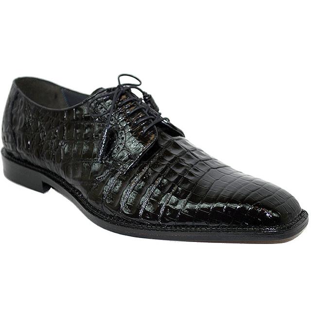 Facilitar temblor erosión Romano Black Crocodile Shoes "Silver" | Upscale Menswear