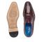 Belvedere "Biagio" Antique Burgundy Genuine Ostrich / Italian Calf Leather Lace-Up Dress Shoes B13.