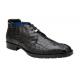 Belvedere "Marcello" Black Genuine Hornback Caiman Ankle Boots R19.