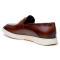 Belvedere "Maurizio" Cognac Genuine Nappa Leather Hybrid Penny Loafer.