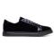 Belvedere "TEO" Black Genuine Rich Velvet and Patent Leather Polished Formal Sneaker.