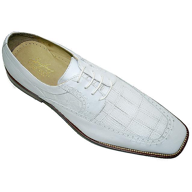 Steve Harvey Collection Erie White Genuine Lizard Shoes - $99.90 ...