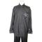 Pronti Black With Silver Lurex Pinstripes 2PC Outfit With French Cuffs