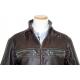 Blac Diamond Burgandy Lambskin Leather Bomber Length Jacket